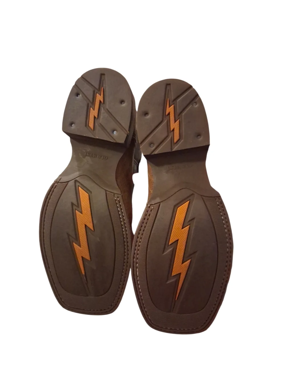Old West Kids Two-Tone Brown and Black Western Boots